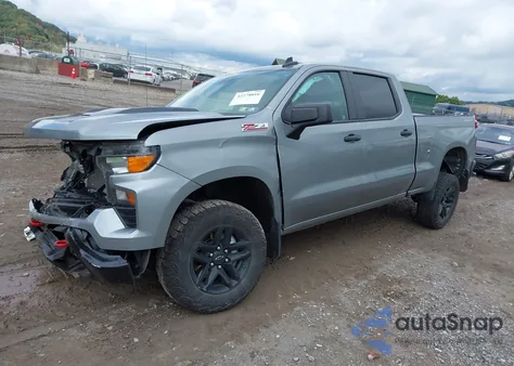 2024 Chevrolet Silverado 1500 4Wd Standard Bed Custom Trail Boss z USA, uszkodzony, nr VIN 3GCPDCEK2RG213748